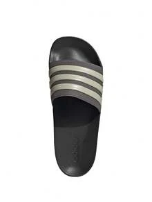 Adidas Adilette Men's Shower Slides Charcoal / Putty Grey / Carbon JI4761 - Grey - View 3