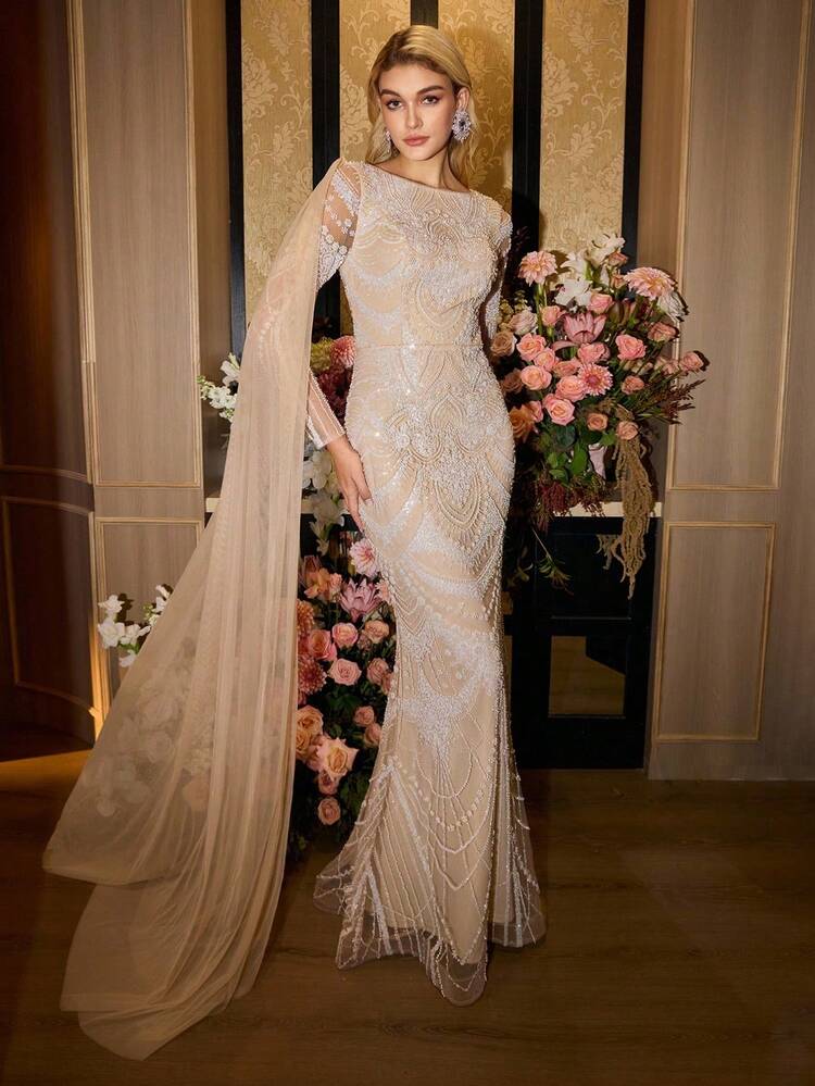 MOTF Soiréza BED M HEM G CON RO NECK, S DESIGN E ONED FLO