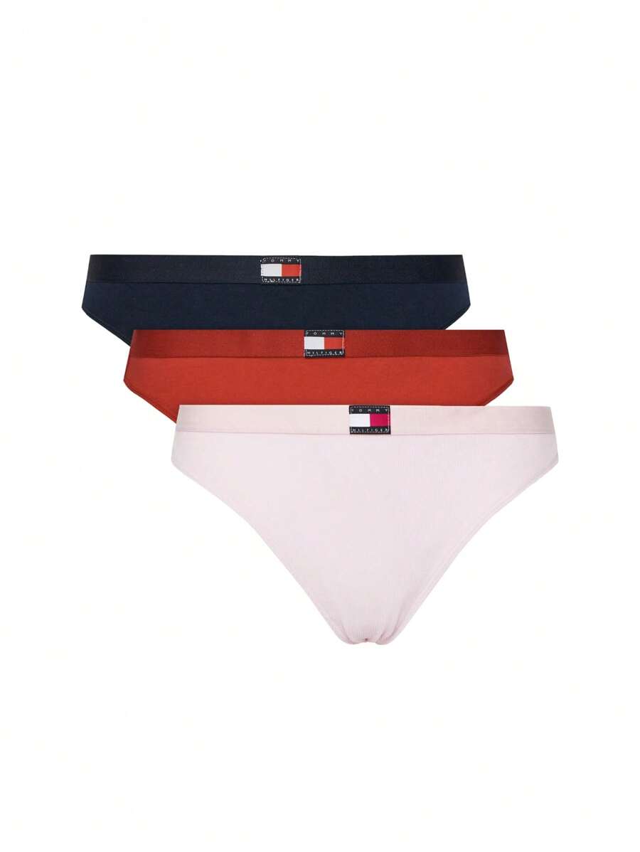 Tommy Hilfiger Women Thongs - Red, Black, Pink - View 1