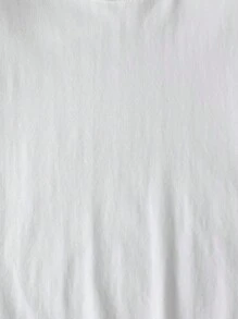 Tseoso Oversized Casual Minimalist Vintage Black & White Rose Graphic Round Neck Short Sleeve T-Shirt For Women, Suitable For Summer, Y2K, Vintage, Streetwear, Hip-Hop, Graphic Tees, Outings, Going Out, Back To School, Parties, Graduation