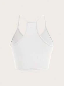 SHEIN Essnce 5-częściowy damski, minimalistyczny zestaw koszulek na ramiączkach typu spaghetti, odpowiedni na lato