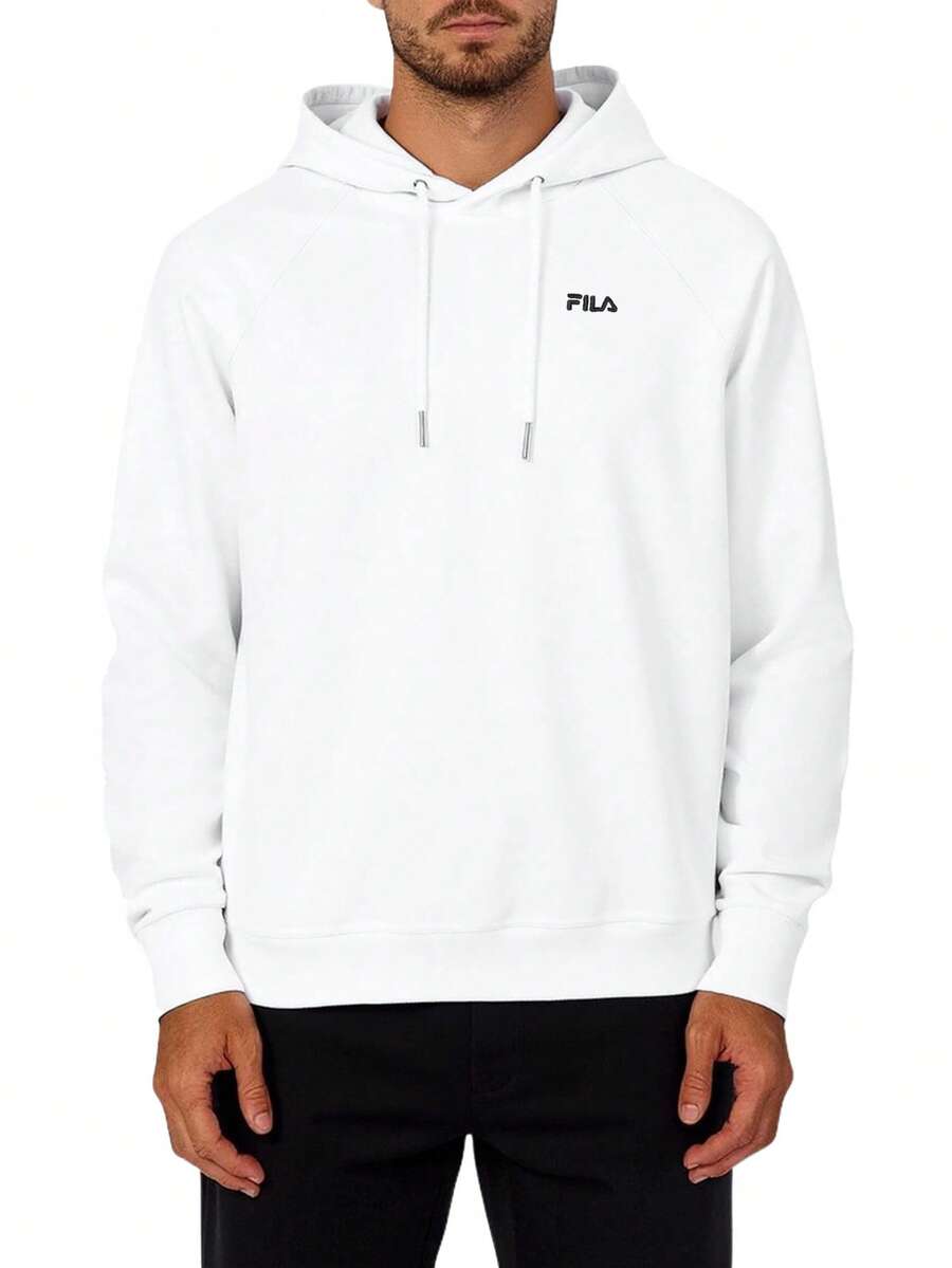 FILA Men Hoodie White - Biały - Zobacz 1