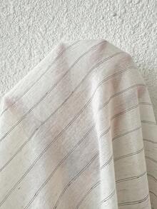 INAWLY 女士休闲条纹樱桃刺绣防晒衬衫，夏季 - 白色 - 查看 3