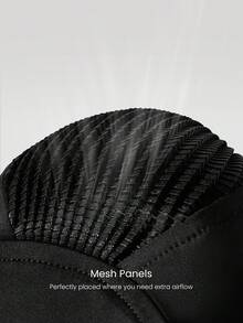 GLOWMODE 巡航控制吸汗速干防晒透气骑行面罩健身房训练锻炼 - 黑色 - 查看 4