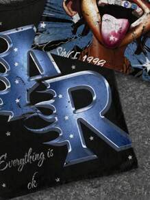 SHEIN 青少年男孩休闲简约短袖圆领 T 恤，适合夏季 - 彩色 - 查看 5