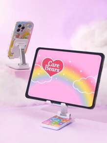SHEIN X Care Bears Adjustable Foldable Mobile Phone Stand, Compatible With Mobile Phones And Tablets, With Anti-Slip Base And Convenient Charging Port. Durable Mobile Phone Base With Protective Pad - Multicolor - View 2