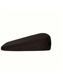 SHEIN 1pc Car/Truck Seat, Office Chair, Wheelchair Wedge Cushion - Memory Foam Seat Pad For Sciatica Relief, Breathable Polyester Fabric Car Seat Pad - Thick Comfort Reinforced Cushion, Anti-Slip Design, Suitable For All Vehicles, Black Woven Fabric Enhancing Support And Ventilation Room Decor Home Decor Chair Cushion Seat Cushion Back To School School Supplies