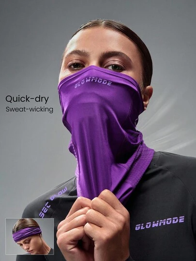 GLOWMODE Funda de cuello transpirable y de secado rápido, ligera y de malla, tipo snood/braga para ciclismo, gimnasio y entrenamiento