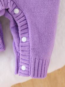 Baby und Mädchen modische, süße, vielseitige Wollblumen Strickjacke Latzhose Krabbel Kleidung Oberbekleidung