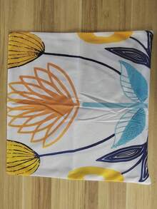 1pc Pillow Case, Tulip Pillow Case, Home Decoration, Living Room, Bedroom, Outdoor Sofa Decoration Gifts Birthday Graduation - Pink Tulip - View 12