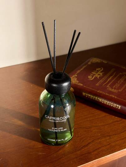 清新天然绿瓶无焰香薰礼盒套装香氛精油酒店藤编浴室持久除臭空气清新剂