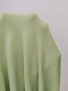 Glamine Backless Long Casual Dress With Neck Twist Design Maxi Women Outfit - Mint Green - View 8