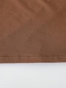 3 pièces/Paquet Robe sans manches minimaliste et décontractée de couleur unie pour jeunes filles