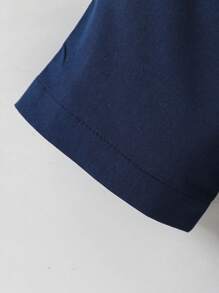 SHEIN 3pcs Young Boy Premium Elegant Casual Formal Suit Set. Solid Color Slim Fit Vest + Casual Suit Pants + Detachable Polka Dot Bow Tie 3-Piece Set, Contrast Color Handkerchief Decor On Chest And Bow Tie, Suitable For Evening Party, Hosting, Performance, Gathering, Runway, Christening, Birthday, Wedding, Graduation Season, Spring/Summer