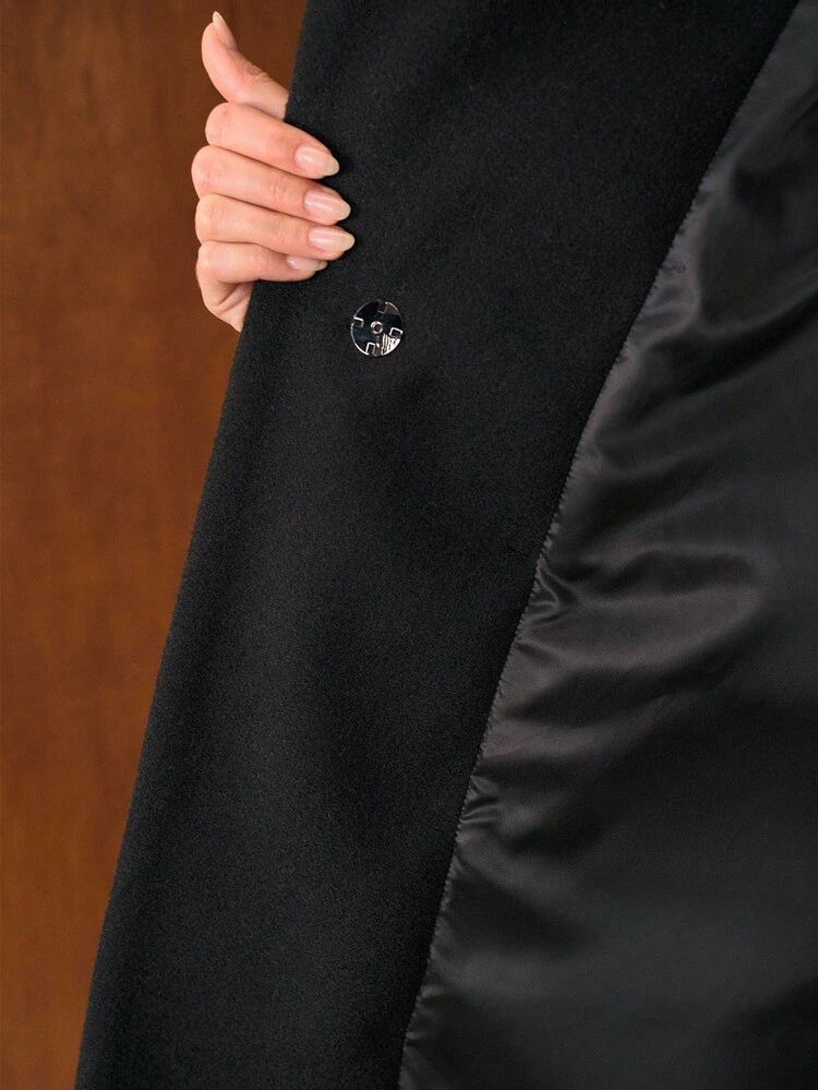 WOMEN'S CORD PATCHWORK PADDED COAT WITH BELT