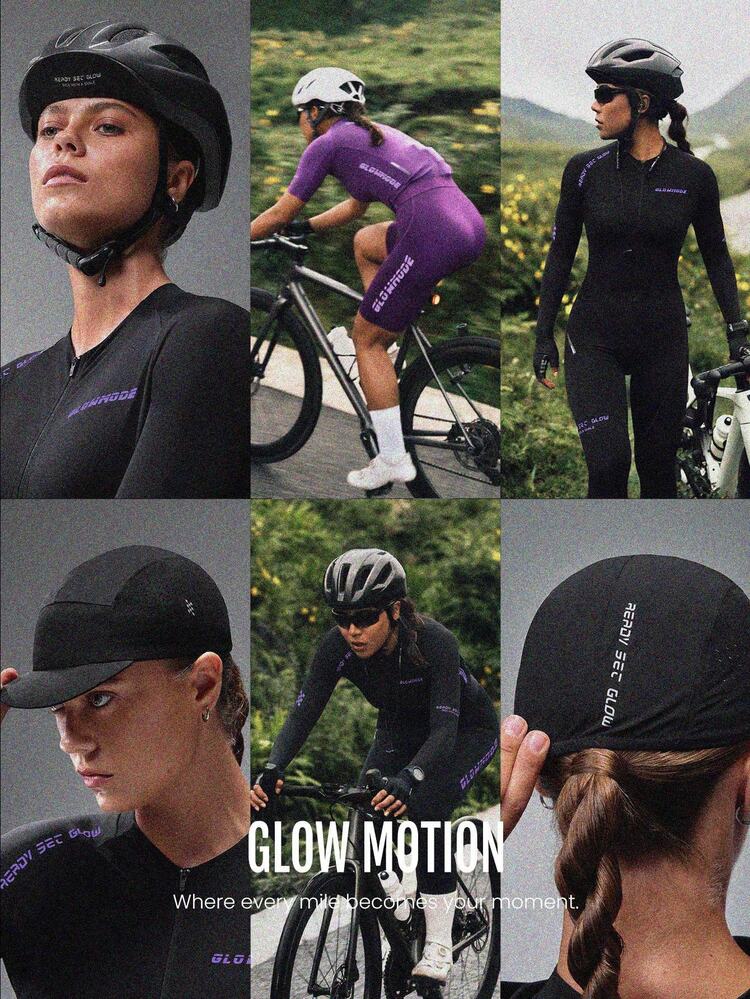 Gorra de ciclismo resistente al agua, de secado rápido, ligera y transpirable con detalles reflectantes para entrenamiento y gimnasio