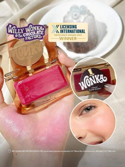 Willy wonka | SHEGLAM De Rubor Violeta Rubor Regalo De Navidad Rosa PúRpura Rubor Rare Marca Belleza Maquillaje CosméTico Para Mujeres NiñAs Perfecto Para OtoñO Invierno Ideal Para Y2K Elegante Moda Adecuado Para CumpleañOs Navidad Presente Fiesta Listo Mejor Color