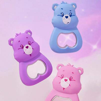 SHEIN X Care Bears 1 件 / 2 件有趣的动物形状冰箱贴，适合冰箱、开瓶器等的良好装饰，适用于厨房