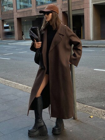 DAZY Women's Fashionable & Versatile Overcoat, Autumn/Winter