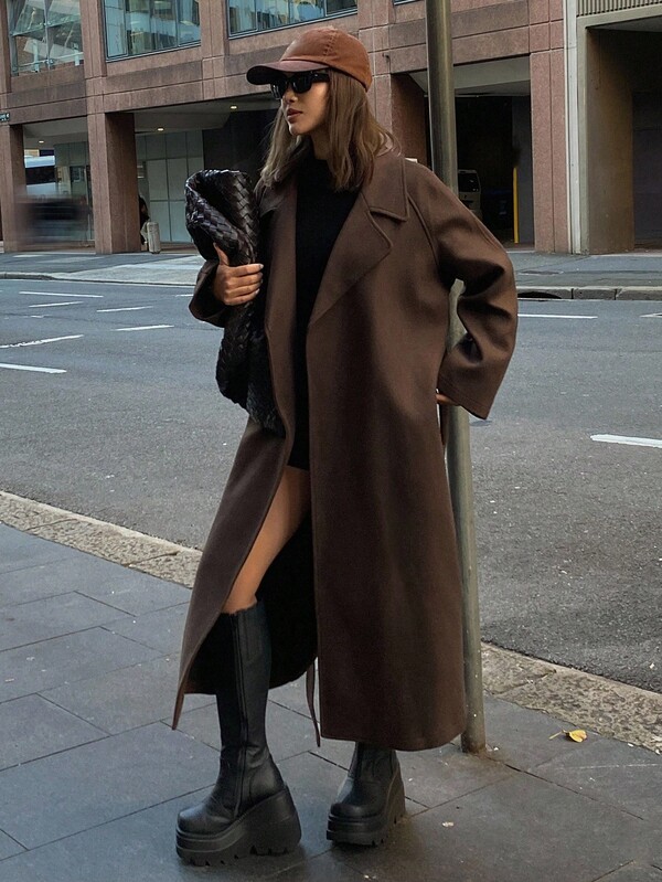 DAZY Women's Fashionable & Versatile Overcoat, Autumn/Winter