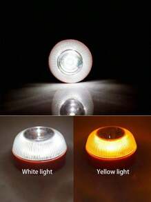 1 件，LED 汽车应急灯、车辆警示灯、户外应急灯、应急警示灯、交通应急灯、磁性安装、应急闪光灯、户外露营应急灯、AAA 电池（不含）、易于更换电池、操作简单、白光和黄光