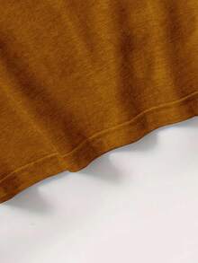 Manfinity Campus Court Sudadera casual de cuello redondo para hombre con estampado de letras y números en color contrastante, otoño