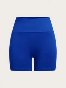 SHEIN EZwear 4 pantaloni scurți de compresie pentru ciclism casual pentru femei, potriviți pentru vară - Multicolor - Vizualizare 6