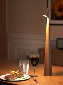 1 قطعة مصباح طاولة لاسلكي قابل للشحن، مصباح بار قابل للتعتيم بمستويات سطوع قابلة للضبط باللمس محمول بتقنية LED، مصباح مكتب يعمل ببطارية LED، مصباح طاولة خارجي لغرفة المعيشة والمنزل وغرفة الطعام - متعدد الألوان - مشاهدة 2