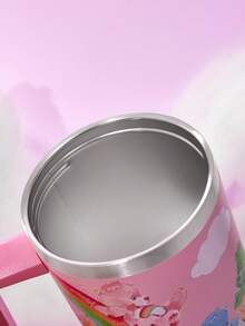 SHEIN X Care Bears 40oz Tumbler With Handle, Insulated Cup, Vacuum Insulated Water Bottle, Stainless Steel Travel Mug, Car Mug - Pink - View 7
