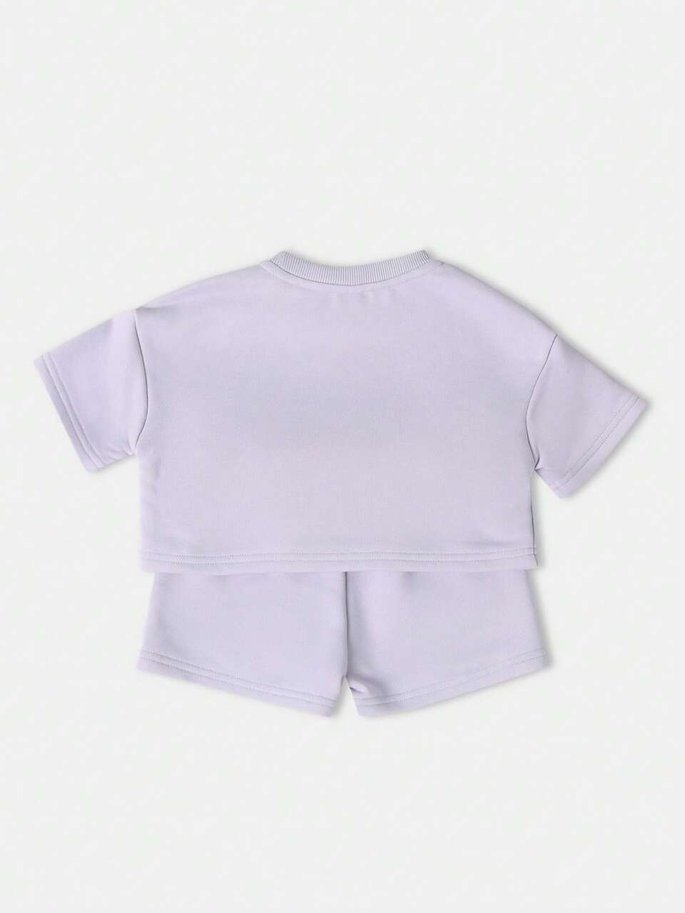 SMWN – Kurzes Top mit Logo-Print und passenden Jersey-Shorts