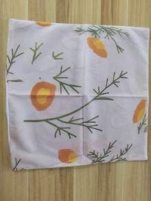 1pc Pillow Case, Tulip Pillow Case, Home Decoration, Living Room, Bedroom, Outdoor Sofa Decoration Gifts Birthday Graduation - Pink Tulip - View 8