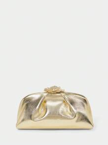 SHECARRY 女士手提包，时尚，优雅，派对 - 金色 - 查看 2