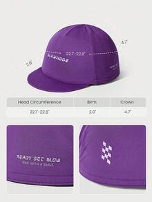 GLOWMODE 专为骑行而设计，吸汗速干轻便透气骑行帽，适合健身房训练锻炼 - 紫色 - 查看 7