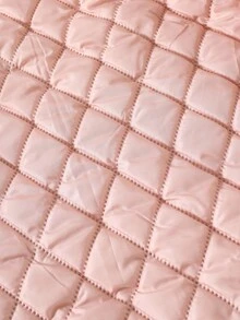 Manteau matelassé pour préadolescentes avec doublure en fausse fourrure, rose, vêtement d'extérieur chaud pour l'école et les activités extérieures en automne - Rose bonbon - Voir 7