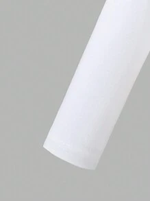 SHEIN ChillGRL Tween Girls 2 件套：时尚休闲明星和昨日印花短款长袖上衣和修身阔腿裤 - 藍色 - 查看 5