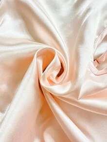 3件套 SilkySpell 彩色露背交叉肩带仿丝睡衣套装 - 彩色 - 查看 5