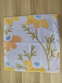 1pc Pillow Case, Tulip Pillow Case, Home Decoration, Living Room, Bedroom, Outdoor Sofa Decoration Gifts Birthday Graduation - Pink Tulip - View 4