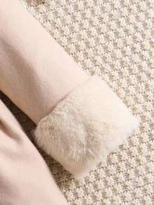 Emery Rose Kids Emery Rose Kids Young Girls Winter Clothes Fashionable Faux Fur Collar Belted Mid-Length Coat, Warm Jacket, Autumn/Winter Outerwear Girls Winter Coat Girls Dress Coat Toddler Girl Coat Baby Girl Coat Girls Faux Fur Coat Baby Girl Winter Coat Winter Clothing Winter Outwear Halloween S Fall