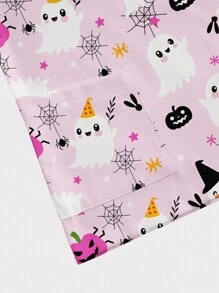 PopScrub Đồng phục y tá/bác sĩ làm việc/kiểm tra sức khỏe phẫu thuật/đồng phục làm việc chải chuốt cho thú cưng màu trơn/đồng phục làm việc cho chuyên gia dinh dưỡng Đồng phục phòng thí nghiệm chức năng tay ngắn/nhiều túi, trang phục ngày lễ chức năng cho nữ, áo nữ, áo nữ mùa hè, áo nữ Halloween - Hồng - Xem 4