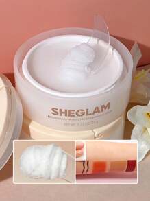 SHEGLAM 滋養橙花潔面膏 35G 霜狀去油維生素 C 卸妝膏潔面乳卸妝液 品牌 美容 化妝 化妝品 適合女性與女孩 完美搭配冬季 Y2K 時尚 流行 生日禮物 假期 派對準備就緒 最佳顏色