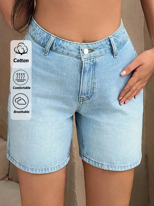 EURMUSE Low Waist Tinted Wash Denim City Short Woman S Summer Clothes Women S Clothes