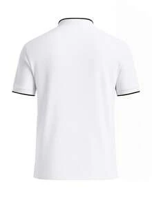 Calvin Klein STRETCH PIQUE STAND - BRIGHT WHITE - View 5