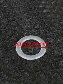 400pcs Crochet Rings, Bag Shaping Rings, O-Rings, Plastic Circles 2cm, Suitable For Circle Shaping, Backpack Decoration, And Pet Chew Ring Accessories