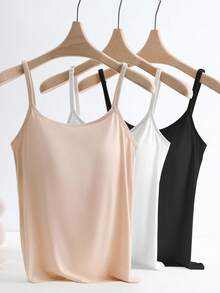 GlowEve 3件套防闪烁一体式加垫吊带背心，舒适透气