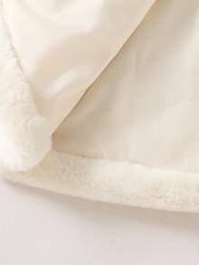 Baby Mädchen Lässige Kapuzenjacke mit süßer Cartoon Umhängetasche, Herbst/Winter