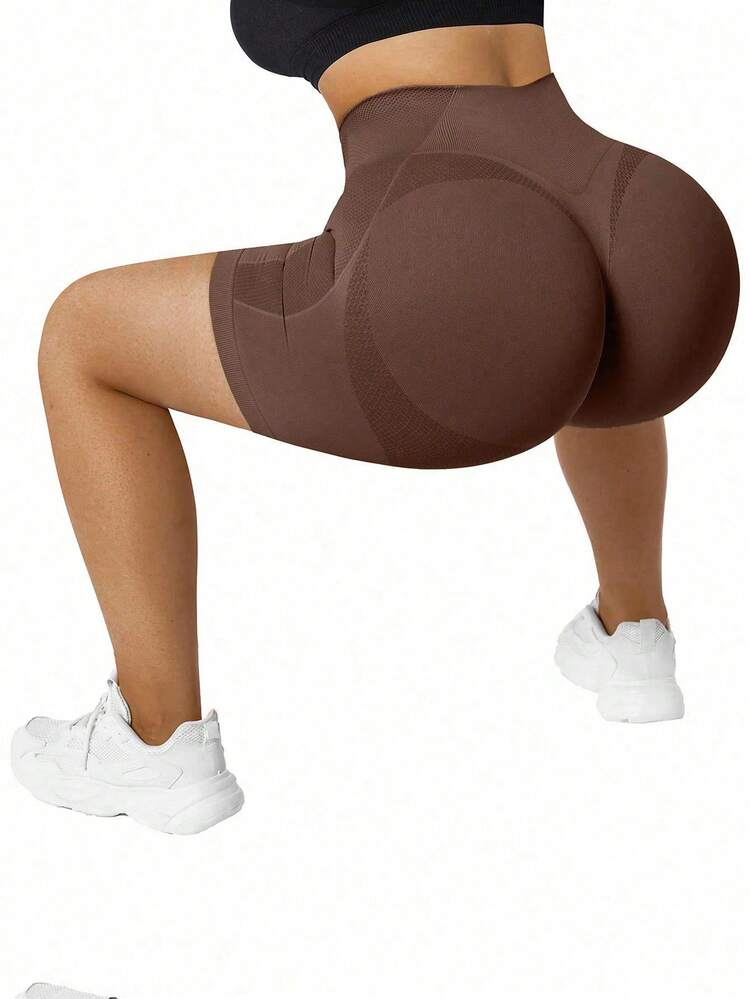 Easithlete 3pcs Short Length Seamless Sports Shorts For Women With Flattering Fit And Durability - Multicolor - View 4