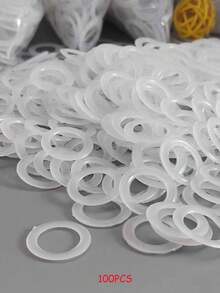 400pcs Crochet Rings, Bag Shaping Rings, O-Rings, Plastic Circles 2cm, Suitable For Circle Shaping, Backpack Decoration, And Pet Chew Ring Accessories