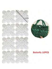 400pcs Crochet Rings, Bag Shaping Rings, O-Rings, Plastic Circles 2cm, Suitable For Circle Shaping, Backpack Decoration, And Pet Chew Ring Accessories