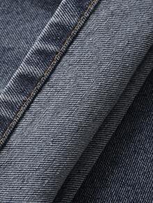 DAZY 年轻女孩休闲韩版风格做旧洗水连体裤秋冬 - 藍色 - 查看 6