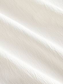 SHEIN MOD Váy quây đính ngọc trai xanh trắng - Xanh và trắng - Xem 4